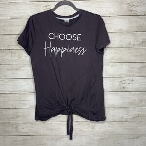 Sweet soul choose happiness tie knot tshirt